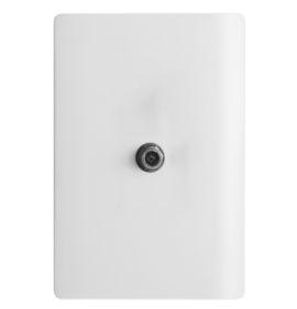 Conjunto Coaxial (antena) 4x2 - Novara Branco 